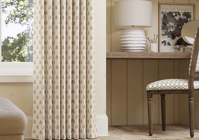 Pensford, Sebby Rosies Pink - Made to Measure Curtains - Image 5